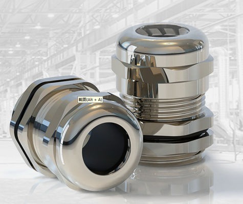 M25X1 ((10-14) عازل الحديد IP68 المرفق الكابل النحاسية مغلفة بالنيكل