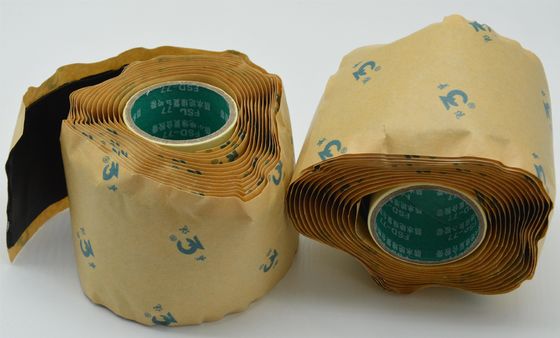 6.3N/Cm المطاط السيليكوني الشريط الكهربائي الملصق الذاتي مقاومة للرطوبة