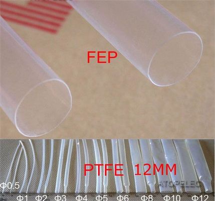 نسبة تقلص أنابيب PTFE التفلون الحرارية:1.7:1، 2:1,4:1